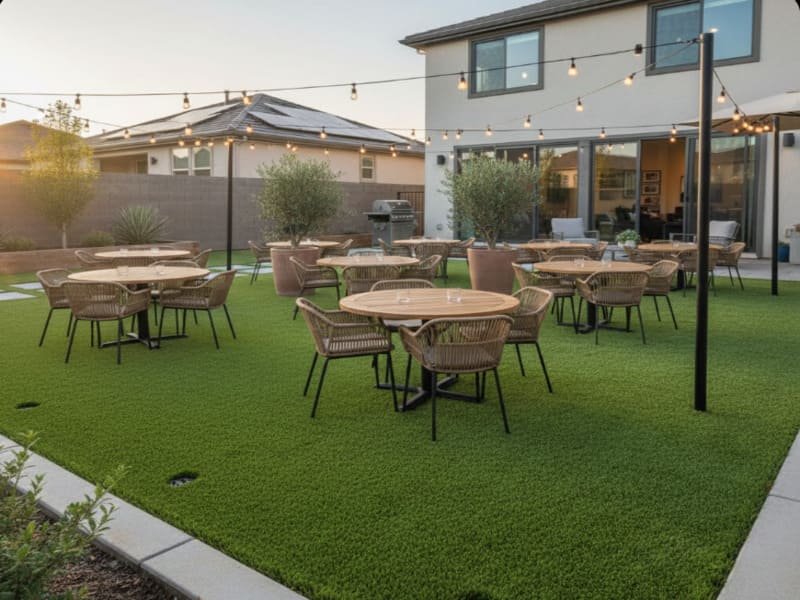 various synthetic grass applications